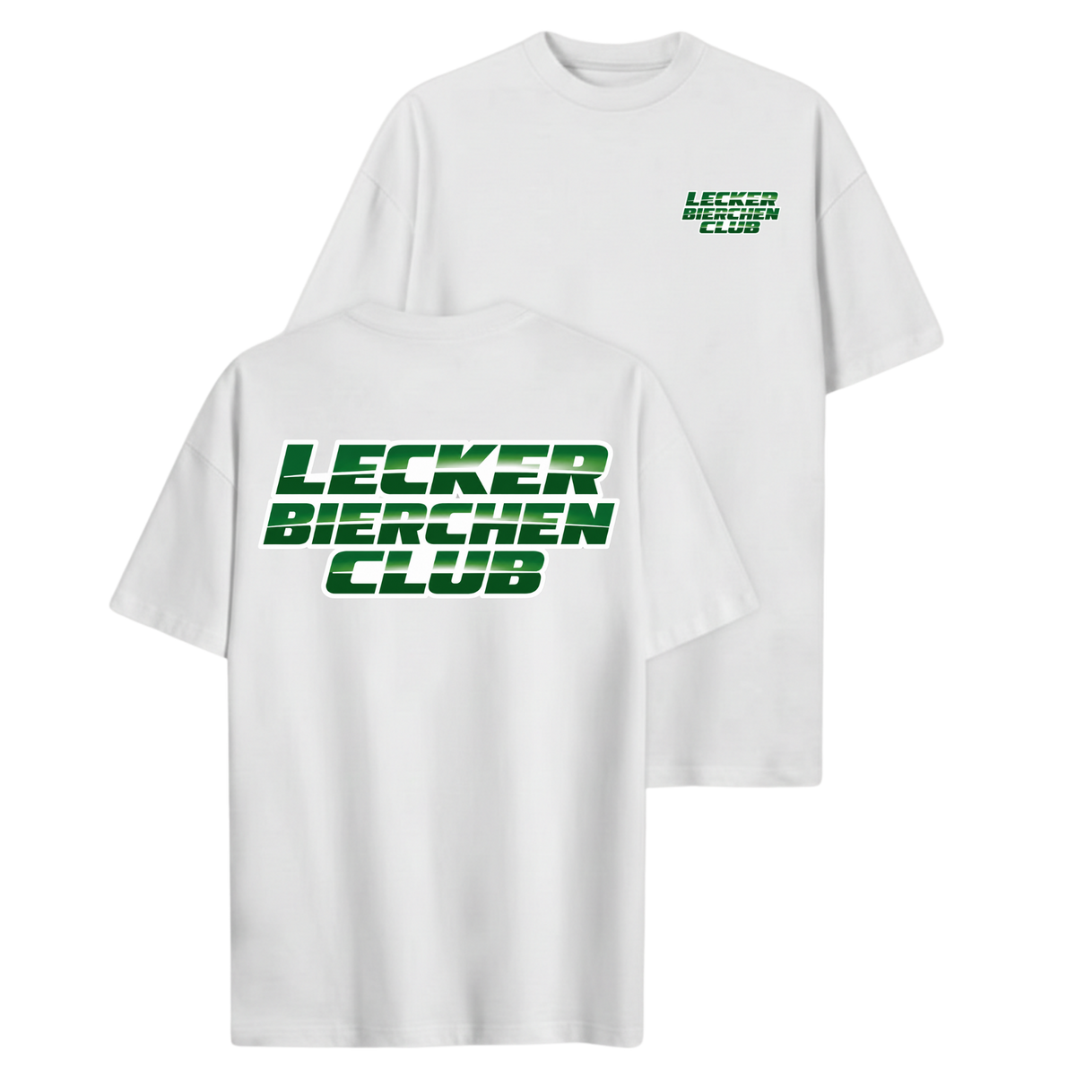 LECKER BIERCHEN Front+Backprint - Unisex T-Shirt
