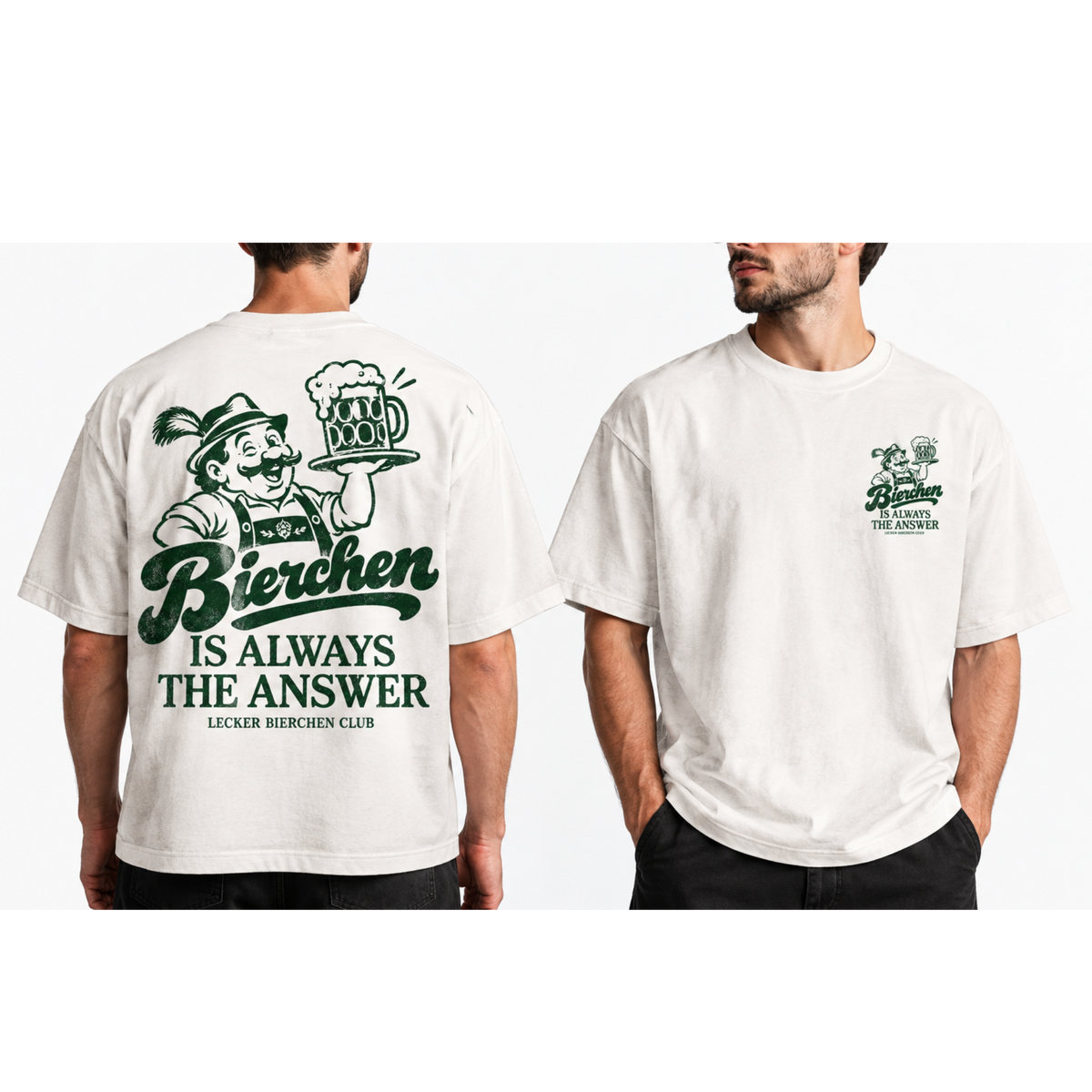 Bierchen is the Answer - Premium Oversized Shirt