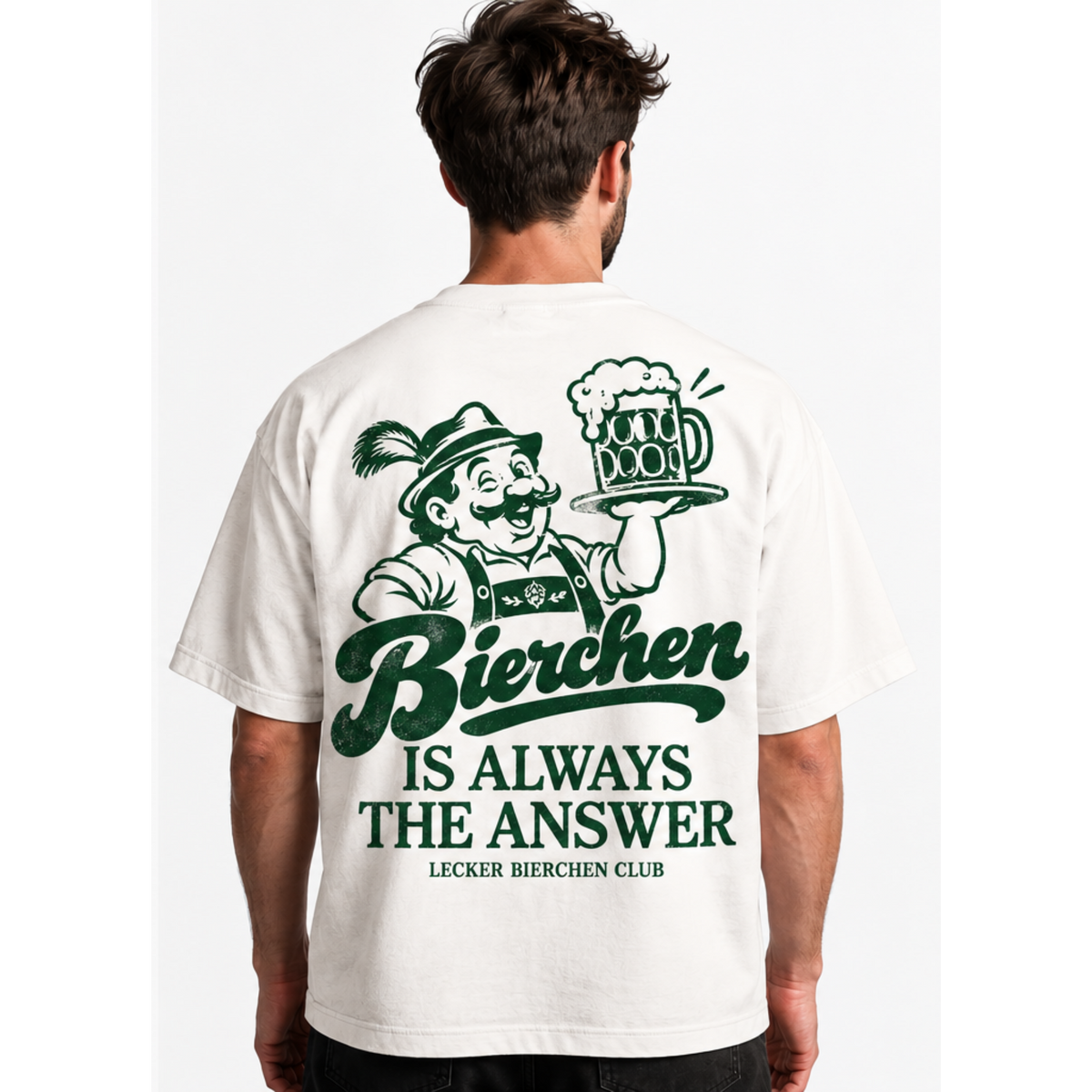 Bierchen is the Answer - Premium Oversized Shirt