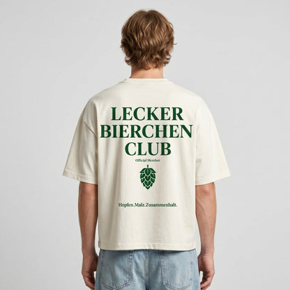 Lecker Bierchen Club Rückendruck - Premium Oversized Shirt