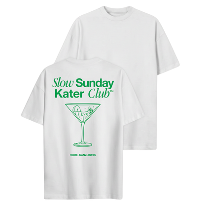 Sunday Kater Club Rückendruck - Premium Unisex T-Shirt