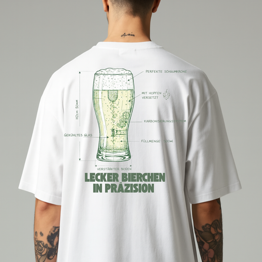 Lecker Bierchen in Präzision - Premium Unisex T-Shirt