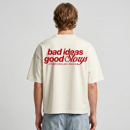 "bad ideas" - Premium Oversized Shirt