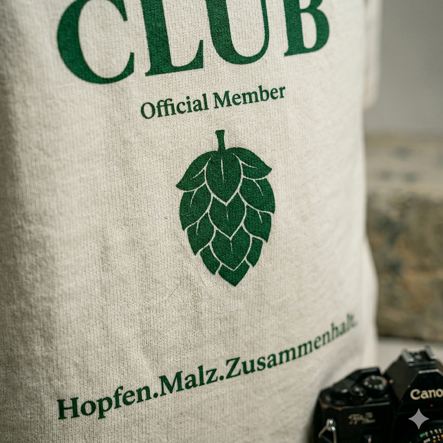 Lecker Bierchen Club Rückendruck - Premium Oversized Shirt