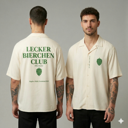 "Lecker Bierchen CLUB" - Special Hawaiihemd