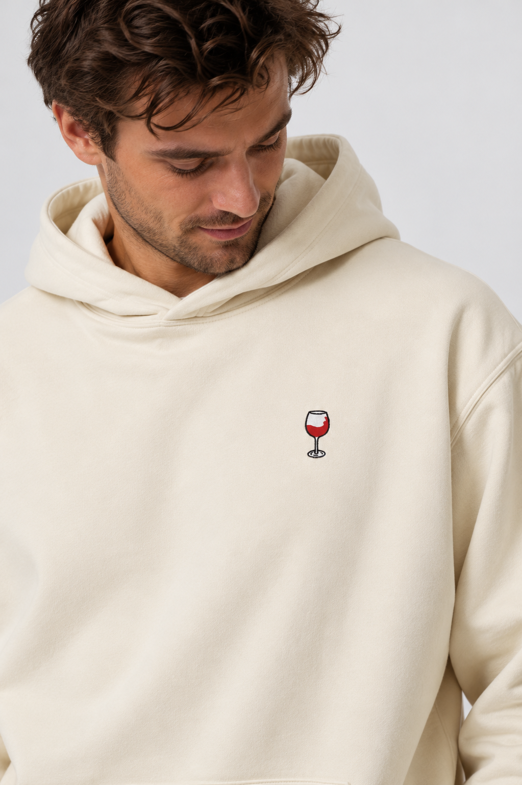Ein Gläschen Rotwein - Premium Hoodie