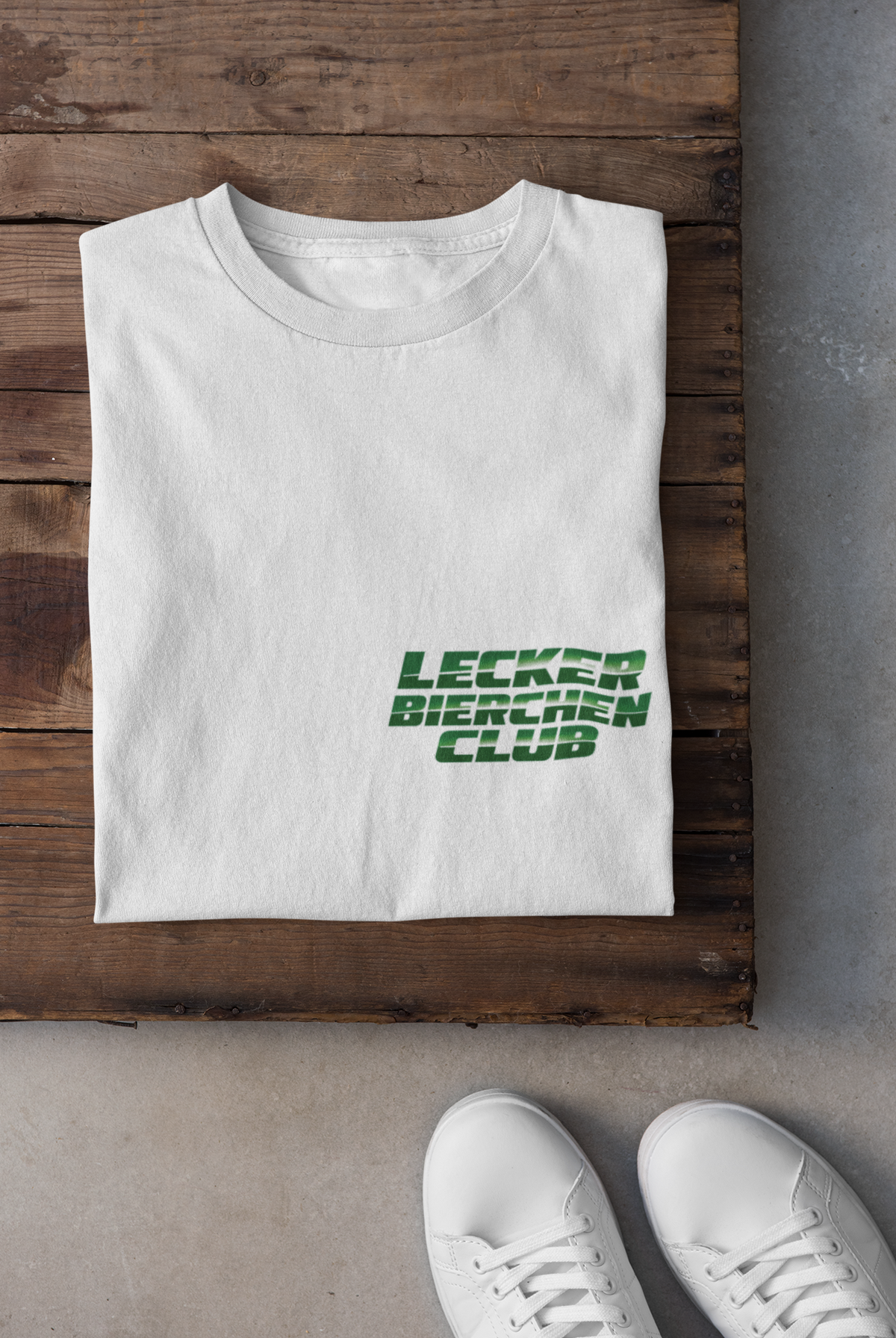 Lecker Bierchen Brustprint - Unisex T-Shirt