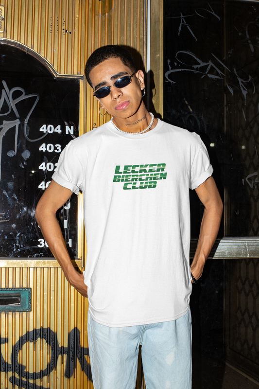 LECKER BIERCHEN CLUB Frontprint- Unisex T-Shirt